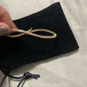 Baby pink gold bracelet